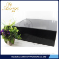 promotional handmade paper collapsible box matte black